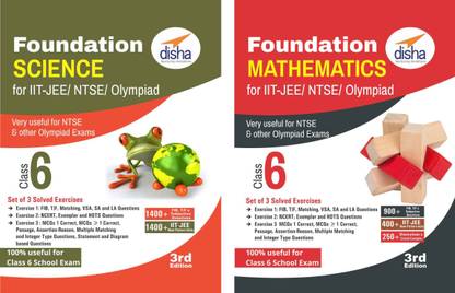 Class 6 Foundation Course Science & Mathematics for Iit-Jee/ Ntse/ Olympiad