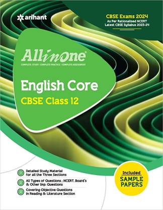 अरिहंत ऑल इन वन इंग्लिश कोर फॉर क्लास- 12th 
CBSE एग्ज़ाम्स 2024