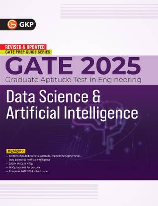 Gate 2025 Data Science, Machine Learning & Artificial Intelligence