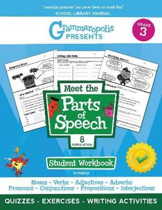 The Parts of Speech Workbook, Grade 3