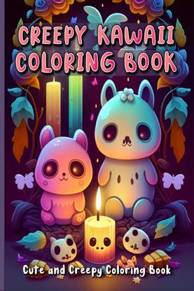 Creepy Kawaii Coloring Book  - Amazing Pastel Goth Coloring Pages for Stress Relief and Relaxation | Cute Horror Coloring Book | Perfect as a Gift !