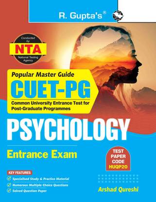 CUET-PG: PSYCHOLOGY / APPLIED PSYCHOLOGY / HEALTH PSYCHOLOGY Entrance Exam Guide