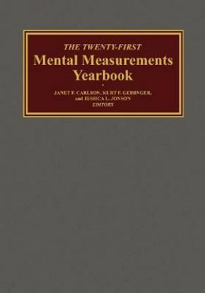 The Twenty-First Mental Measurements Yearbook
