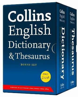 Collins English Dictionary and Thesaurus set