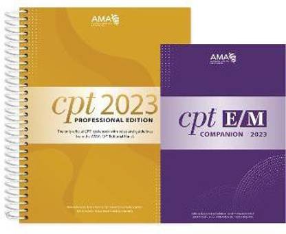 CPT Professional 2023 and E/M Companion 2023 Bundle