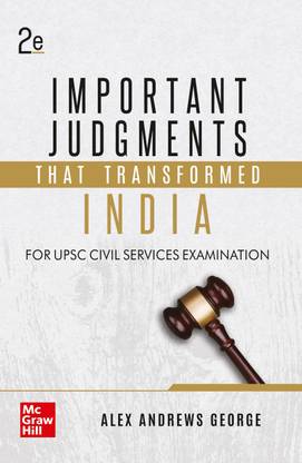 Important Judgments that transformed India, 2e for UPSC CSE 2025-26