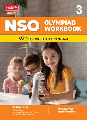 MTG National Science Olympiad (NSO) Workbook for Class 3 - Quick Recap, MCQs, Previous Years Solved Paper and Achievers Section - SOF Olympiad Preparation Books For 2023-2024 Exam