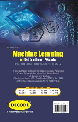 Machine Learning for SPPU 19 Course (TE - SEM V - IT- 314443) (Decode)