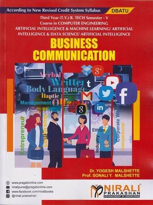 BUSINESS COMMUNICATION (Third Year (TY) B.Tech in Computer Engineering / Artificial Intelligence & Machine Learning / Artificial Intelligence & Data Science / Artificial Intelligence - Semester 5 - DBATU)