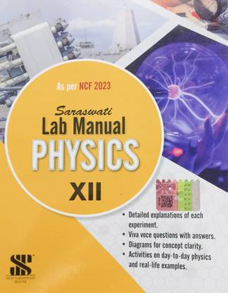 Saraswati Physics Lab Manual Class 12 (2024 edition)