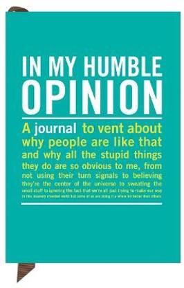Knock Knock In My Humble Opinion Mini Inner Truth Journal