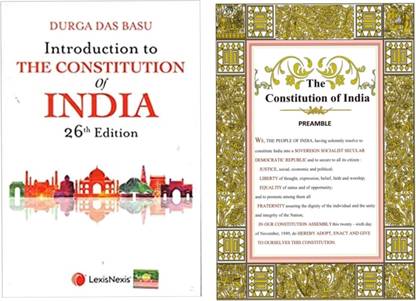 Introduction to the Constitution of India+ Preamble of India (Combo of 2)