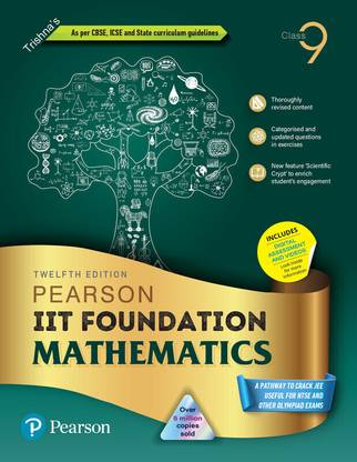 Pearson IIT Foundation'24 Mathematics Class 9, As Per CBSE, ICSE . For JEE|NEET|NSTE|Olympiad|Free access to vidoes 6e
