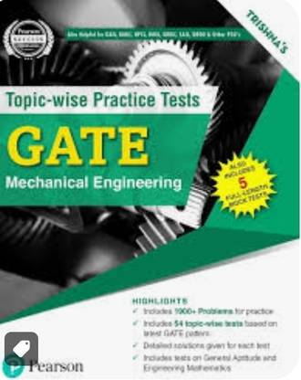 Topic-wise Tests GATE Mechanical Engineering