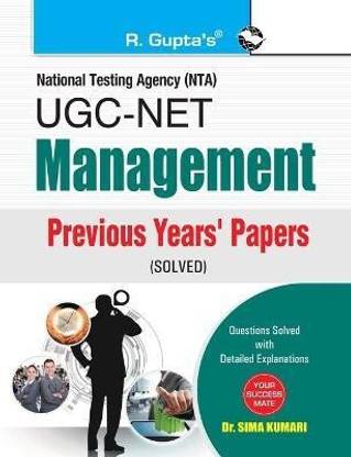 NTA-UGC-NET/JRF: Management (Paper I & Paper II) Previous Years' Papers (Solved) 2025 Edition