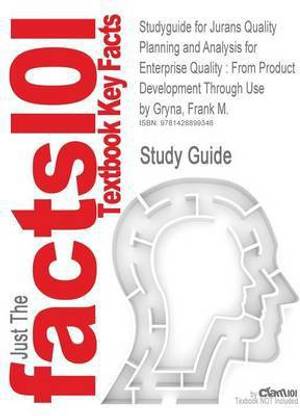 Studyguide for Jurans Quality Planning and Analysis for Enterprise Quality