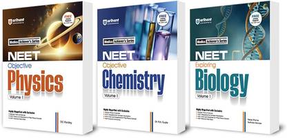 Arihant NEET Objective Physics,Chemistry,Biology Volume 1 by DC Pandey (Set of 3) | Medico Achiever�s Series | Modular Theory, Exercises & PYQs | Latest 2025 Edition for NEET UG Preparation