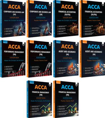 PW ACCA Applied Skill Level Study Pack Combo Set of 10 Modules