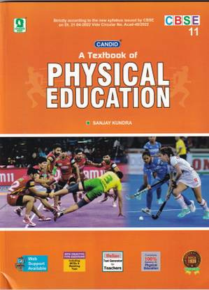 CANDID Physical Education A Textbook of Class 11 With Solution Book - CBSE - Examination 2023-2024 2023 Edition