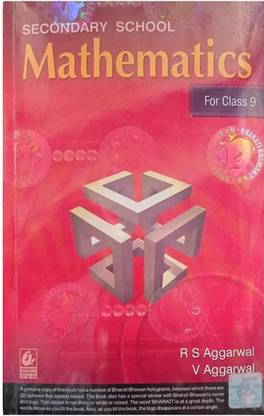 RS Agrawal Math Book class 9 2024 Edition