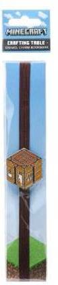 Minecraft: Crafting Table Enamel Charm Bookmark