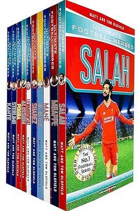 Ultimate Football Heroes Series 2 Collection 10 Books Set (Suarez, Pogba, Sterling, Salah, De Bruyne, Mbappe, Mane, Kante, Alisson & Lewandowski) Paperback