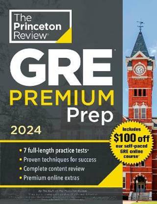 Princeton Review GRE Premium Prep, 2024