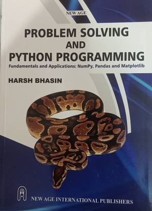 PROBLEM SOLVING AND PYTHON PROGRAMMING: Buy PROBLEM SOLVING AND PYTHON ...