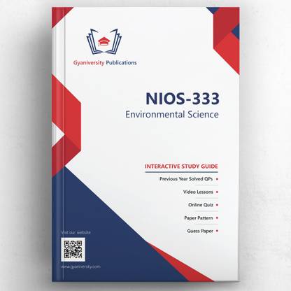 NIOS-333: Environmental Science (Interactive Study Guide Book with Previous Year Papers, Videos & Online Quiz)
