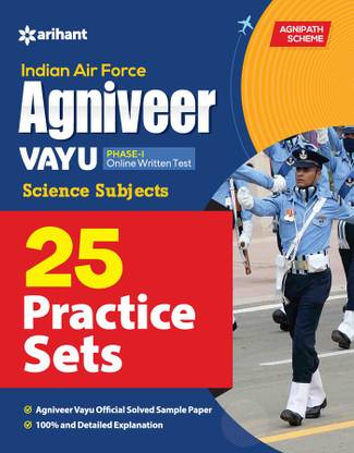 25 Practice Sets Indian Air Force Agniveer Vayu Phsae-1 Online Written Test Science Subjects