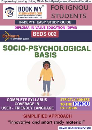IGNOU BEDS 002 Socio-Psychological Basis Study Guide (In Depth Guide) for Ignou Student