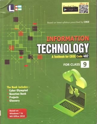 INFORMATION TECHNOLOGY A TEXTBOOK CODE 402 FOR CLASS 9