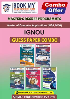 IGNOU MCS211 MCS212 MCS213 MCS214 MCS215 Guess Paper Notes Book For Ignou Student-Master of Computer Applications (MCA_NEW)