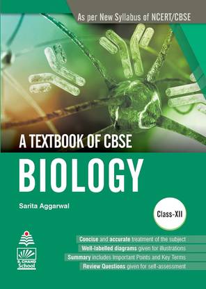 A Textbook of CBSE Biology for Class XII (For 2020-21 Exam) - A Textbook of CBSE Biology for Class XII (For 2020-21 Exam) (Paperback, sarita aggarwal)