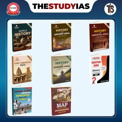 History Optional Correspondence Course - Manikant Singh (English Medium) - History of Ancient India, Early Medieval India, History of Medieval India, History of Modern India, World History, Map, History Question Bank