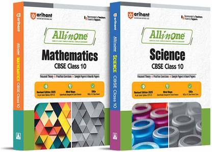 Arihant All In One Science, Mathematics, Class 10th Based On Latest NCERT For CBSE Exams 2025