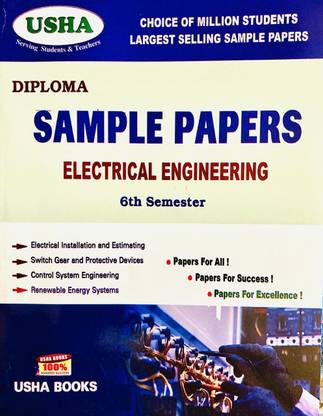 ELECTRICAL ENGINEERING DIPLOMA 6TH SEMESTER SAMPLE PAPER USHA PUBLICATIONS