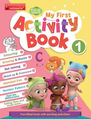 My First Activity Book Vol.1  - Learning Practice Improving Book for Children