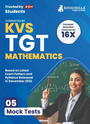 KVS TGT Mathematics Exam Prep Book - 2024 (Subject Specific) : Trained Graduate Teacher (English Edition) - 5 Mock Tests (Solved) with Free Access to Online Tests