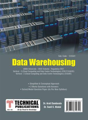 Data Warehousing for BE Anna University R21CBCS (Vertical III - CSE / IT / AI&DS & Vertical II - CS&BS - CCS341)