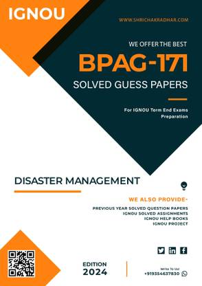 IGNOU BPAG 171 Solved Guess Paper with Important Questions For IGNOU Term End Exam Preparations