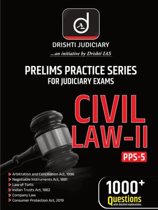 DRISHTI Judiciary Prelims Practice Series-5 Civil Law-2 | Government Exam Books