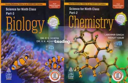 Class Ninth (9th) Chemistry & Biology & R S Aggarwal Mathematics Combo Pack Wirth Paperpack 2022
