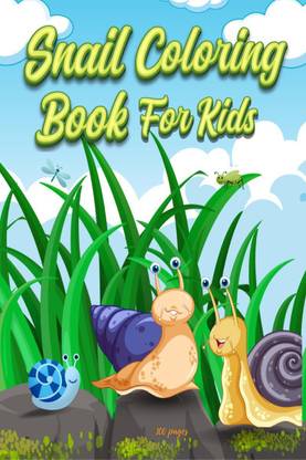 Snail Coloring Book for Kids  - Coloring Book for Kids & Toddlers All Cute Snail Color Page