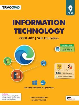 Trackpad Information Technology Class 9: CODE 402 | Skill Education, Based on Windows & OpenOffice