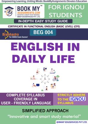 IGNOU BEG 4 English in Daily Life In Depth Guide For Ignou Student