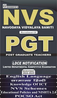 NVS PGT Post Graduate Teachers LDCE Examination 2024-2025 (Set of 6 Books) Common Syllabus