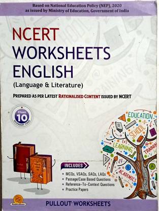 NCERT WORKSHEETS ENGLISH CLASS 10
