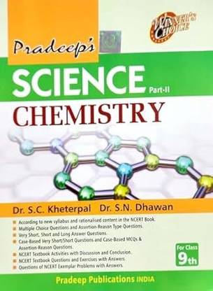 Pradeep's Science Part - II Chemistry for Class 9 - Examination 2025-26