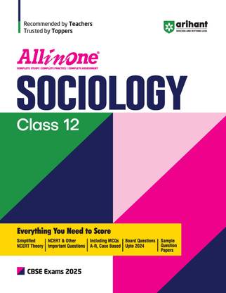 All In One Sociology 12th Class CBSE | Simplified Theory | & Other | Including MCQs Based | Board | Sample Paper